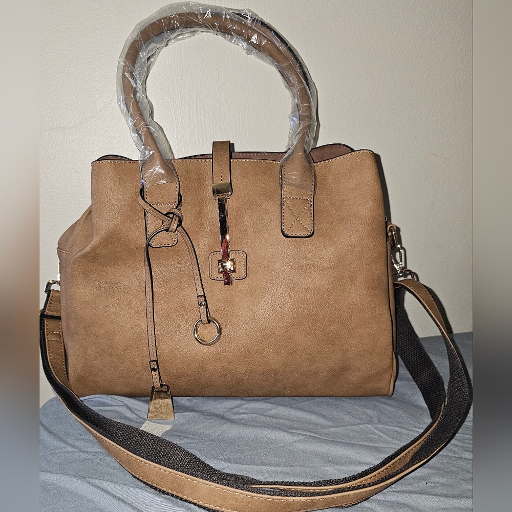Mellow World Brown Jasmine Convertible Satchel (Regular Price: $89.99) NWT
